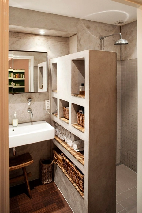 Maximizing Space with Recessed Shelves in Your Bathroom - Decoholic