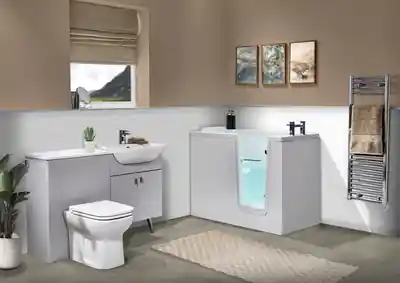 modern walk-in bath