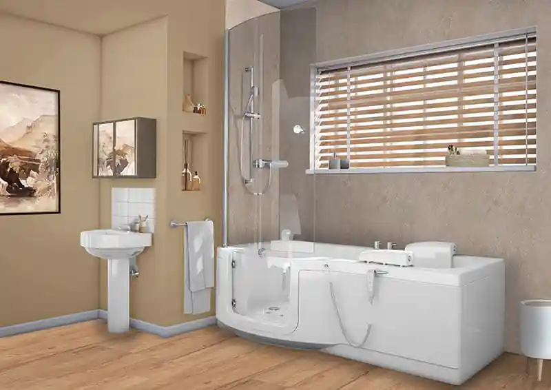 modern walk-in bath